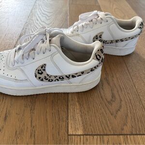 Nike Court Vision Next Nature Women's Low-Top Shoes Leopard